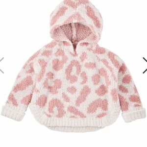 Mudpie toddler chenille leopard poncho